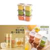Ice Cube Tray Food Storage Container With Easy Release For Home Use