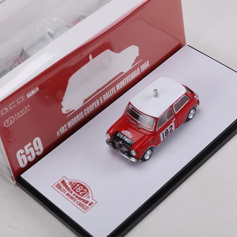 GCD 1:64 1962/1964 MINI COOPER Monticello Rally Series Racing Car Alloy Model Car
