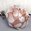 1pc Winning Cute Nine Tailed Fox Cartoon Design Pattern Automatic Cartoon Cartoon Practical Umbrella, Suitable for Travel and Daily Use P100