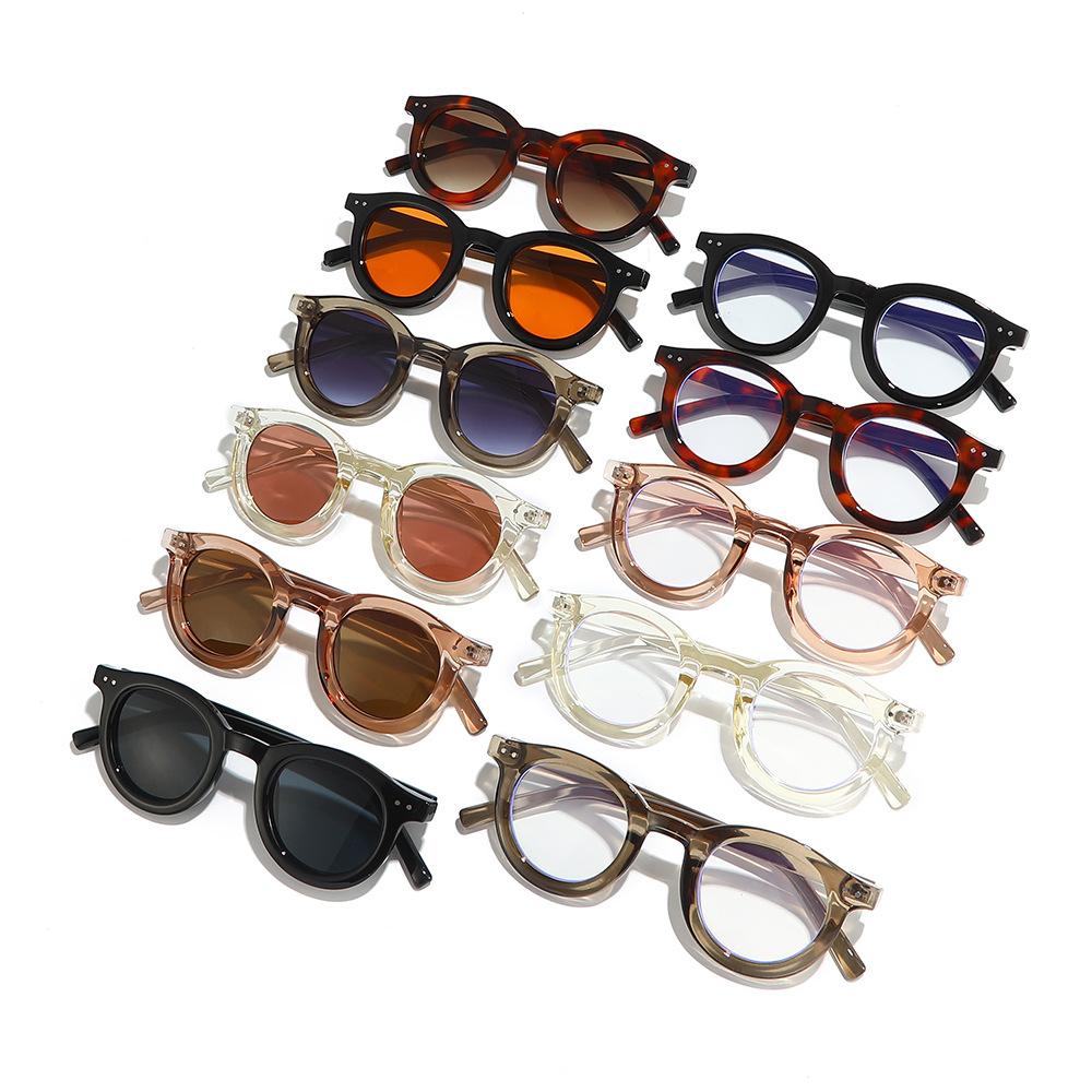 High Quality New Men Circular Sunglasses Women Luxury  Designer Sun Glasses Women's Summer Trend Eyewear UV400 Sun Glasses