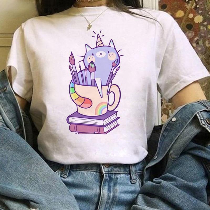 Ming Hong Halloween Magic Cat Shirts 
