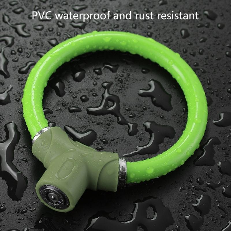 Przenośny Zamek do Roweru z Kluczami Lekkie Pierścienie Blokujące do Roweru Kształtowe Blokady do Roweru Szosowego Trwałe Kłódki Łatwe do Przenoszenia