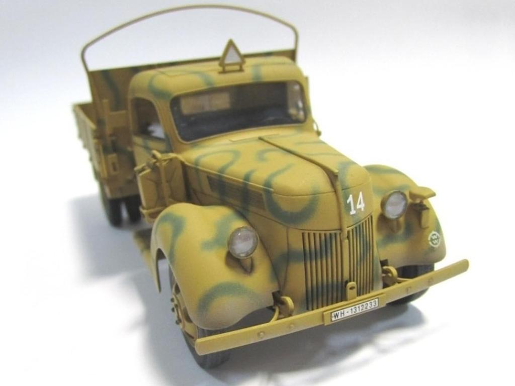 ICM 1/35 German Ford V3000S Cargo Truck 1941 Plastic Model Kit 35411 (Military Vehicle)