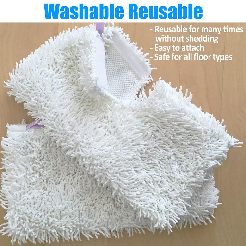 4pc  Purpose Wet Mop Head Reusable Flat Mop Head Universal Mop Head
