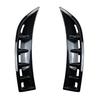 Front Bumper Wind Knife Blade For Mercedes C118 X118 AMG CLA35 CLA250 CLA220 CLA200 CLA180 2019-2022 Canbon Look Trim Spoiler