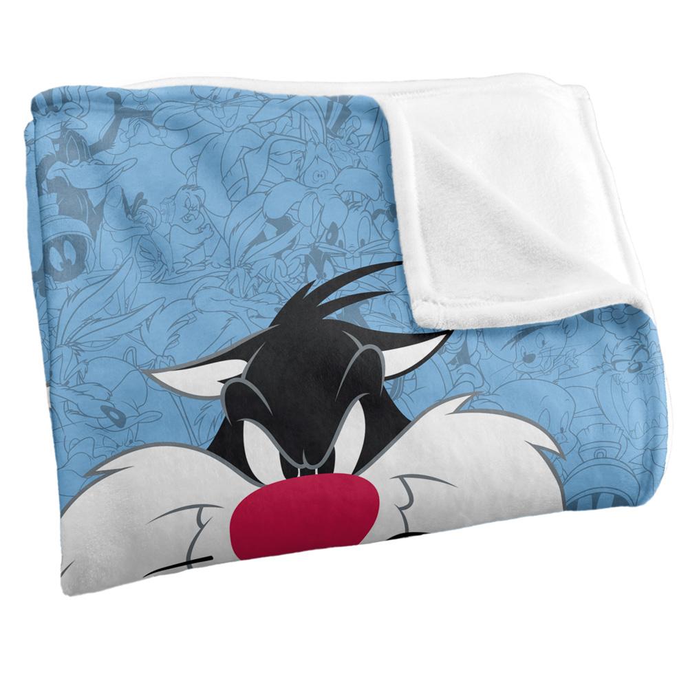 Looney Tunes Character Collage Sylvester Blanket