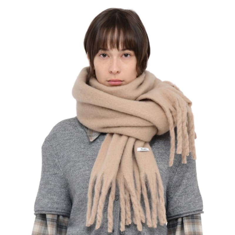 

Velsey Bold Solid Muffler [BEIGE] BEIGE