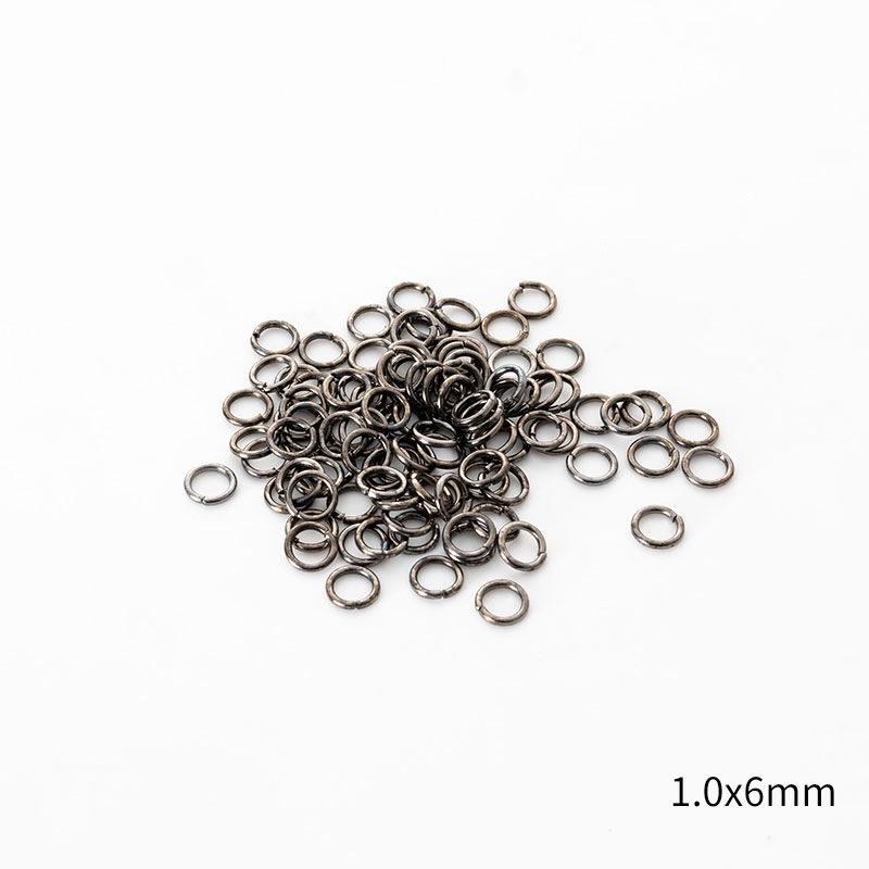 

Оружейный черный плоский соединительное кольцо ожерелье коннектор металл DIY ювелирные изделия и аксессуар для сумки