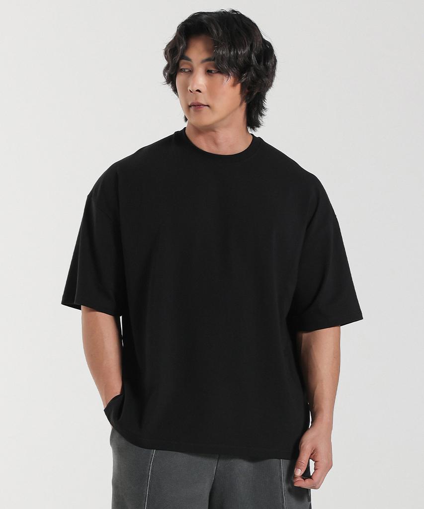 Moldeun [2Pack] Standard Loose Fit Plain T-Shirt
