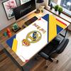 Real Madrid Club Customize Text Mouse Pad Keyboard Pad Computer Desk Keyboard Mat Non-Slip Rubber Bottom Suitable for Office Gaming PC Laptop