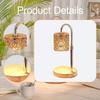 Lampe chauffante pour bougie Chauffe-cire Chauffage Chaleur Polyvalent Dimmable Électrique avec Variateur pour Pendaison de crémaillère Maman