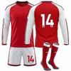 2627 Home Long-Sleeve Football Shirt — Nos. 7, 8, 41, and 14 (with Badges)