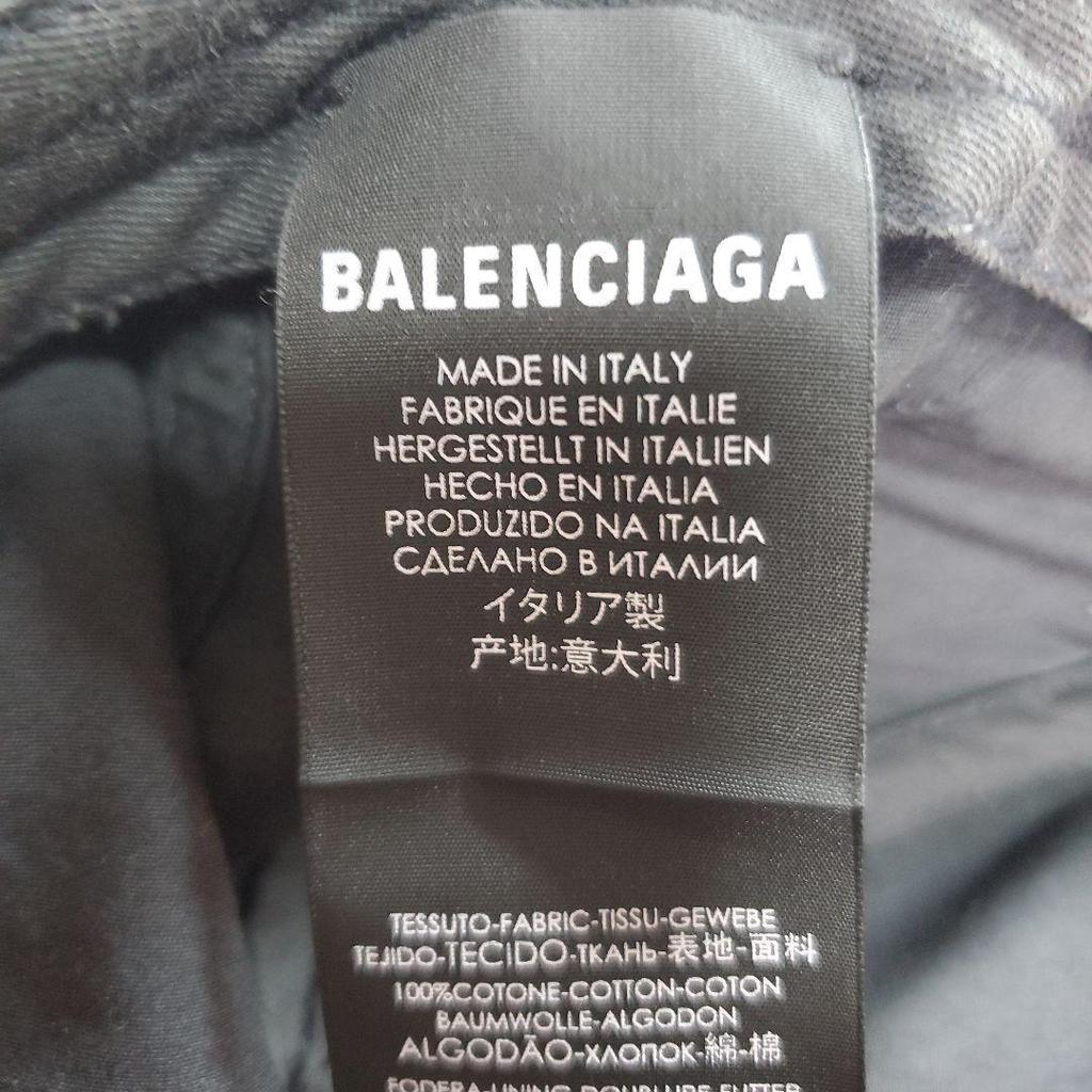 Used BALENCIAGA Baseball Cap Gray L59