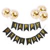 Happy Birthday Flag Sequined Balloon Set Birthday Room Living Room Confession Decoration Simple