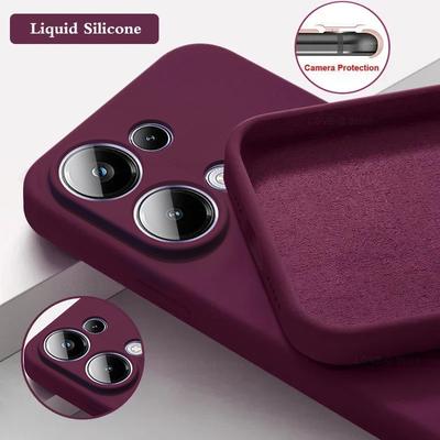 Per Custodia Telefono Per Poco M6 Pro Silicone Colore Solido Copertura di Protezione Anti Caduta e Collisione Per Xiaomi Poco M6 M 6 Pro M6Pro PocoM6 Pro