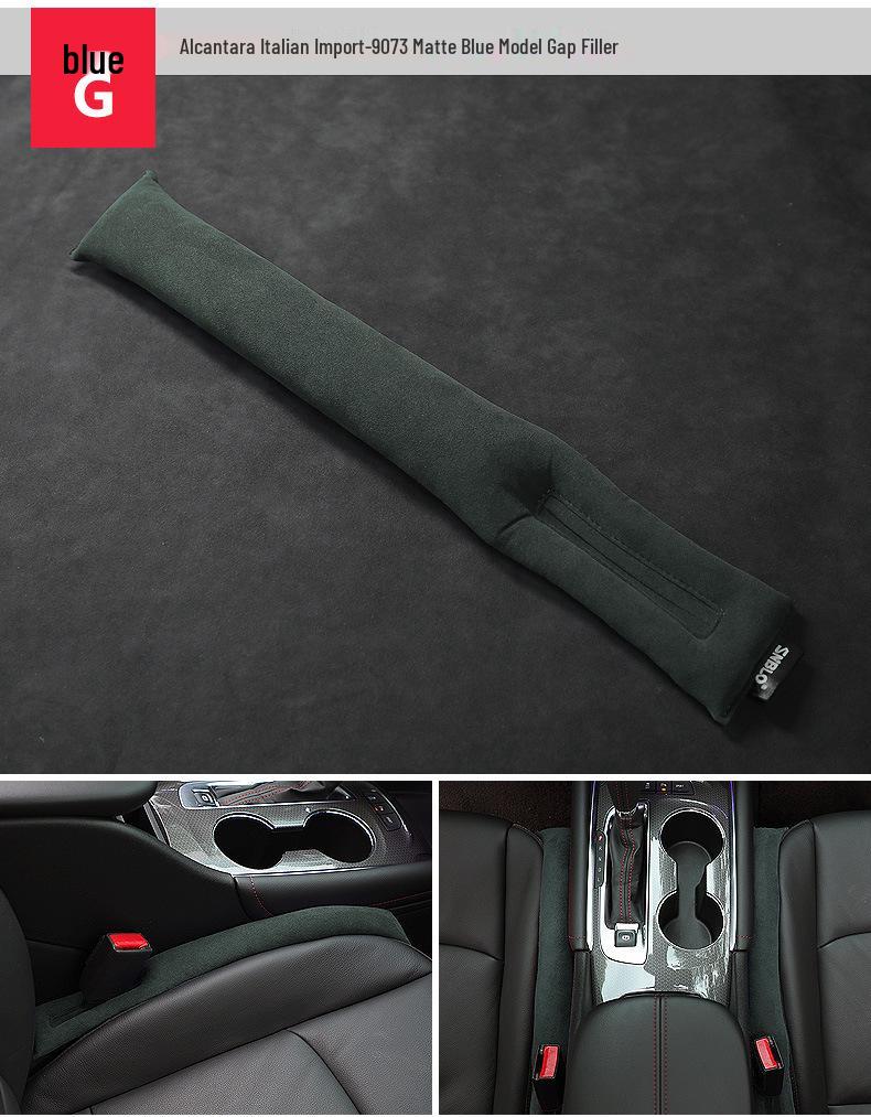 Universal Alcantara Suede Car Seat Gap Filler Strip - Leakproof Interior Accessory