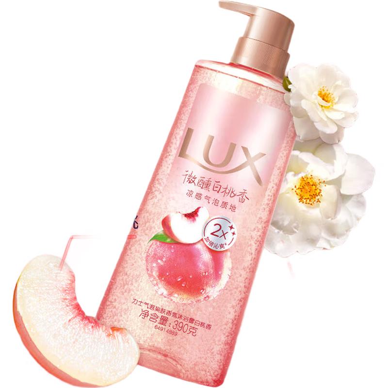LUX Weißer Pfirsich Schäumendes Duschgel 390g