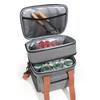 Doppellagige isolierte Crossbody-Lunchtasche für Camping und Picknicks