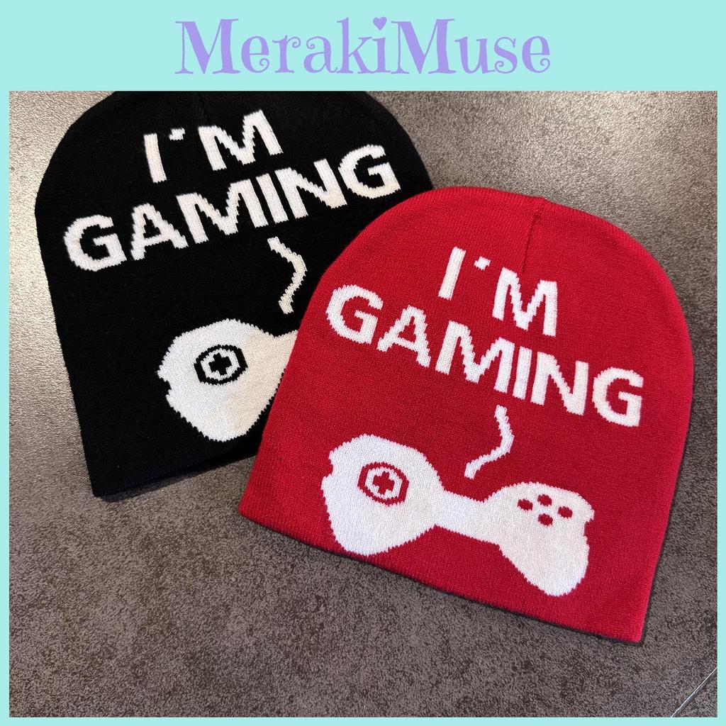 Letter Im Gaming Beanie Knit Hat For Men And Women Casual Style Cap Gift