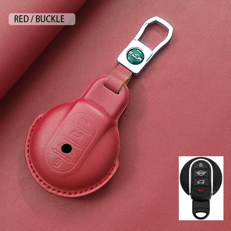 Car Key Case Cover Fob For Bmw Mini Cooper S One Jcw F54 F55 F56 F57 F60 Clubman Countryman Keyless Keychain Durable Luxury