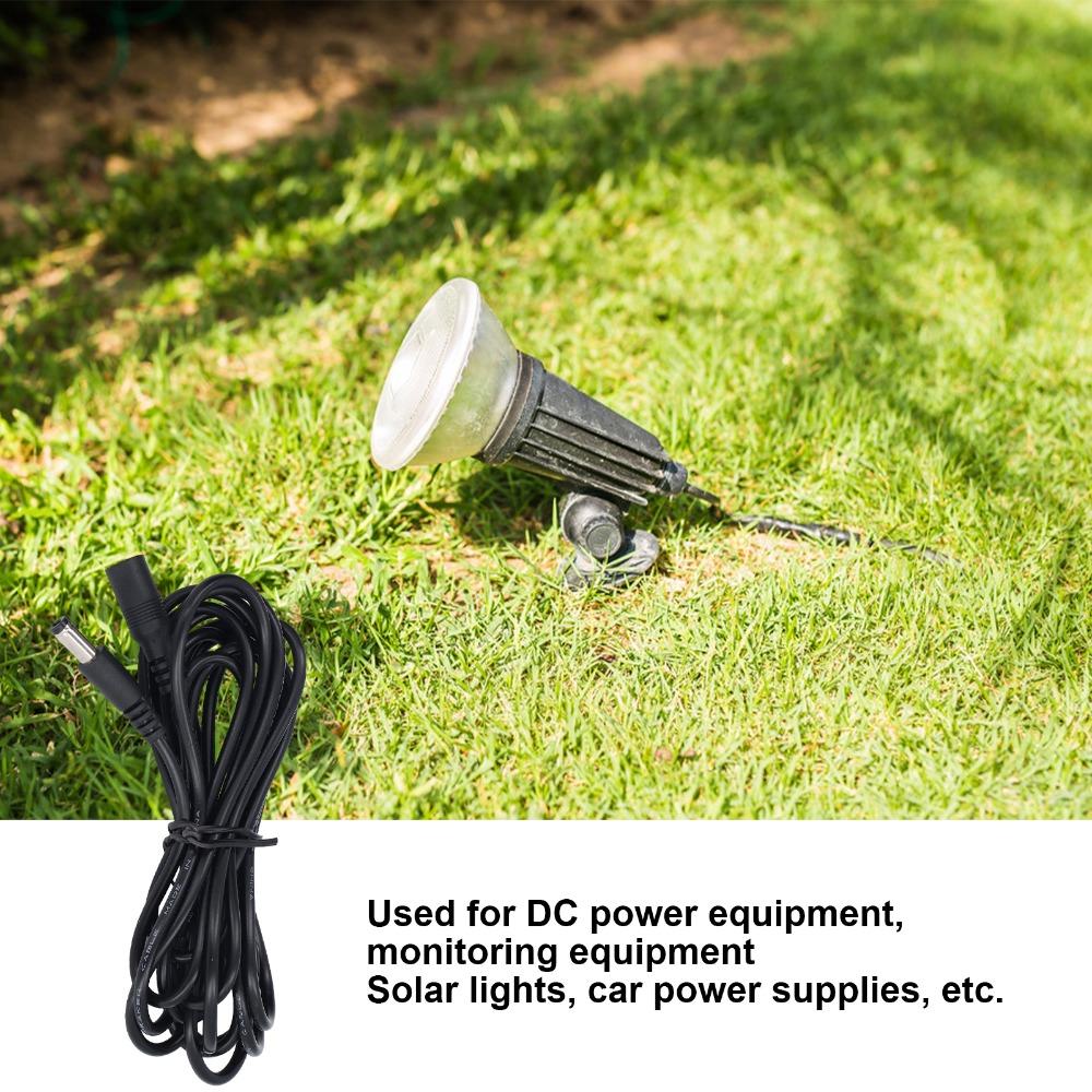 2 Pcs 5.5x2.1mm DC Power Extension Cable Female To Male DC Connection Wire CCTV Surveillance