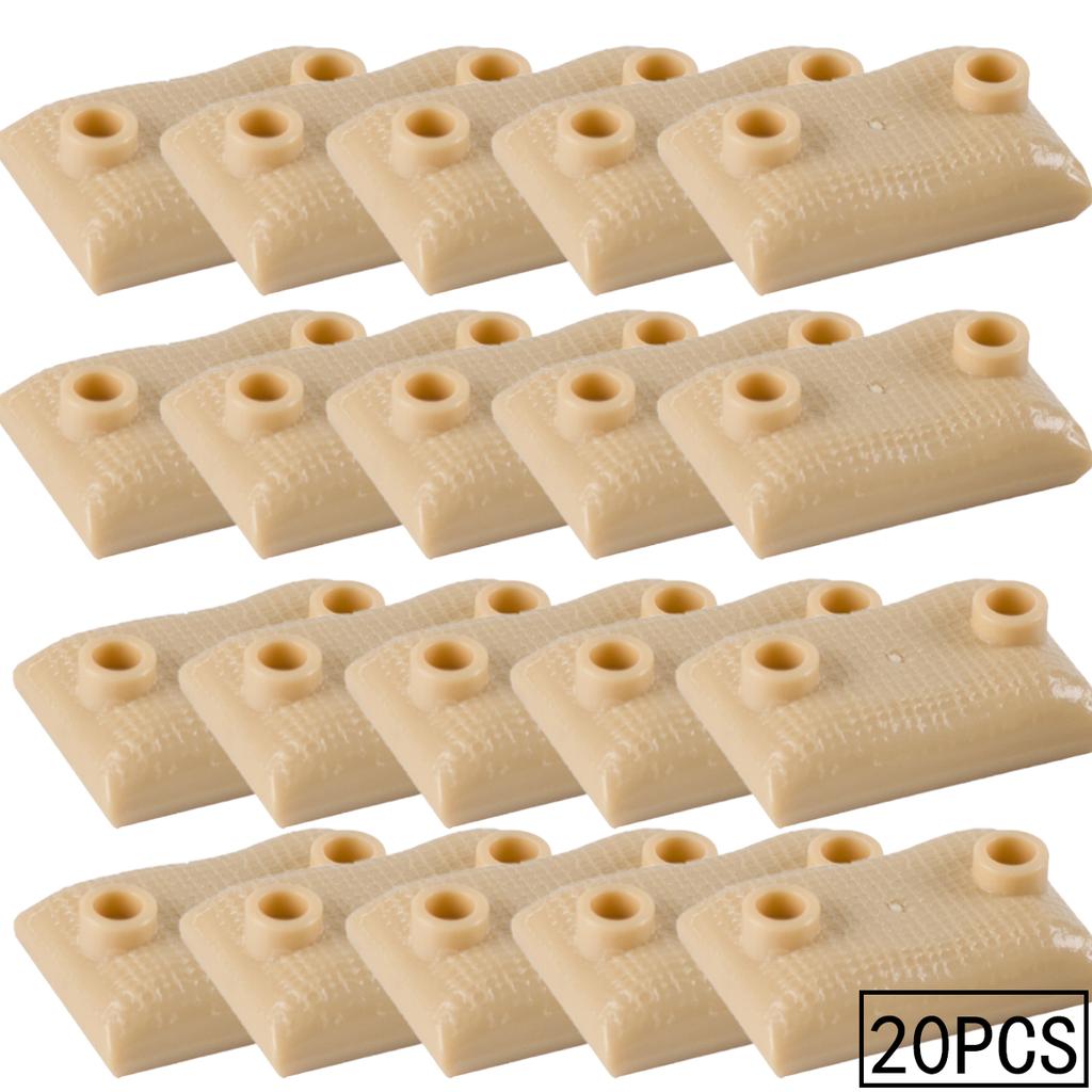 MOC WW2 Military Oil Barrel Weapons Box Building Block Set War Scene Accessories Bullet Motorcycle Sandbag Block Bricks Toys  Playsets