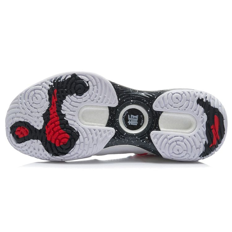 Li Ning Battle Axe III Shock Absorbing Non-Slip Wear-Resistant Breathable Lightweight Low-Top Badminton Shoes Unisex Shoes Black White AYAR025-2