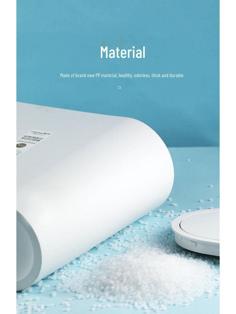 Cubo de Basura de Plástico Camellia Nórdico con Tapa Abatible para Cocina, Baño o Aseo