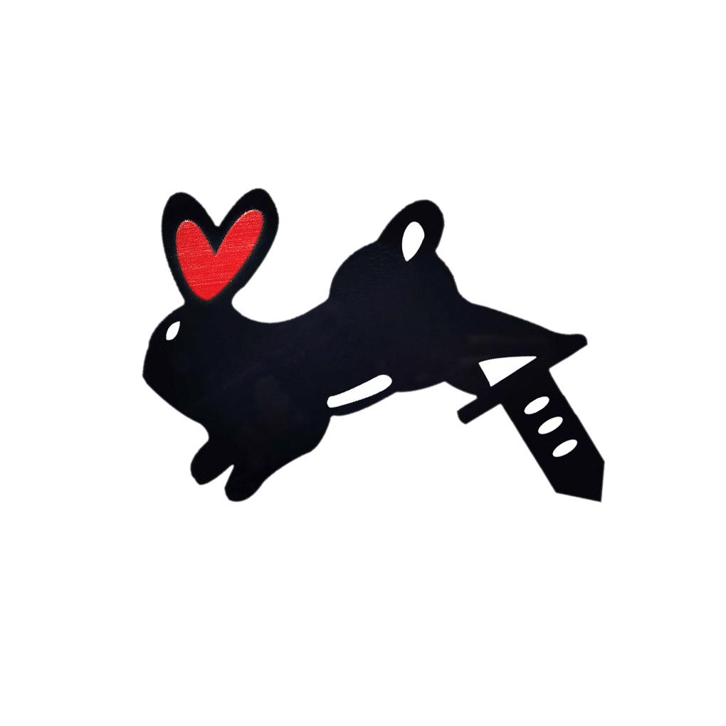 

Ярд Арт Стейк Акриловый Газон Полый Водонепроницаемый Сад Кролик Стейк УкрашенияНовинка d park