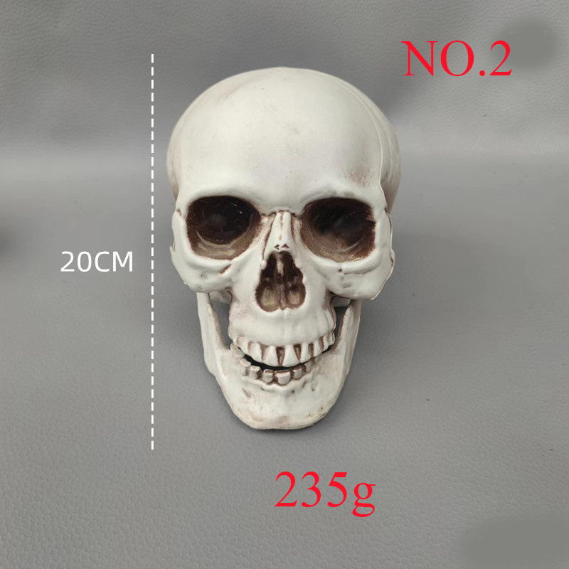 Horror Simulation Skull Head Halloween Prop Decoration Ghost House Bar Chamber Atmosphere Ornament