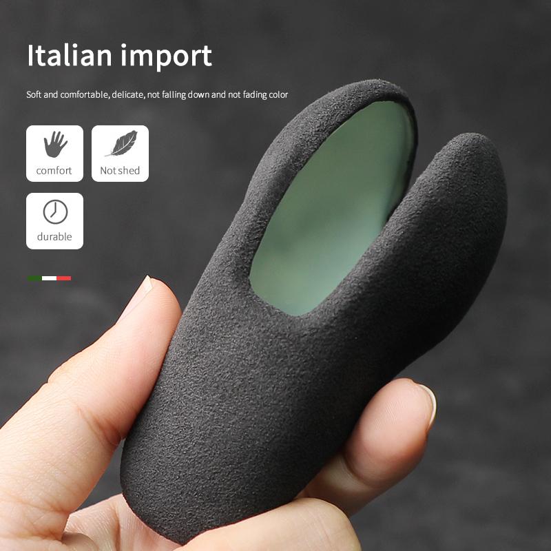 Alcantara Suede Car Gear Lever Shift Protection Cover For Porsche Boxster Cayman Panamera Macan 911 718 Shift Sleeve Accessories