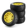 1/10 RC Off Road Tires And Wheels 12mm Hex Rubber Short Course Truck Tyres For 1:10 Scale Buggy Car Kyosho ARRMA Traxxas Wltoys