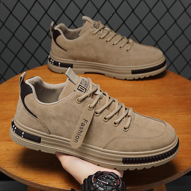 Autumn men's shoes new breathable labor insurance shoes men's construction site work trend versatile non-slip sports shoes
