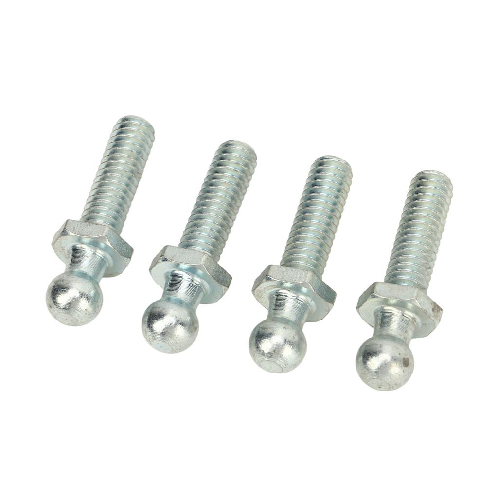 4Pcs 10mm Studs 5Celsius16‑18 Thread High Hardness Rugged Stable Studs Washers Kit for Tool Boxes RVs Cars