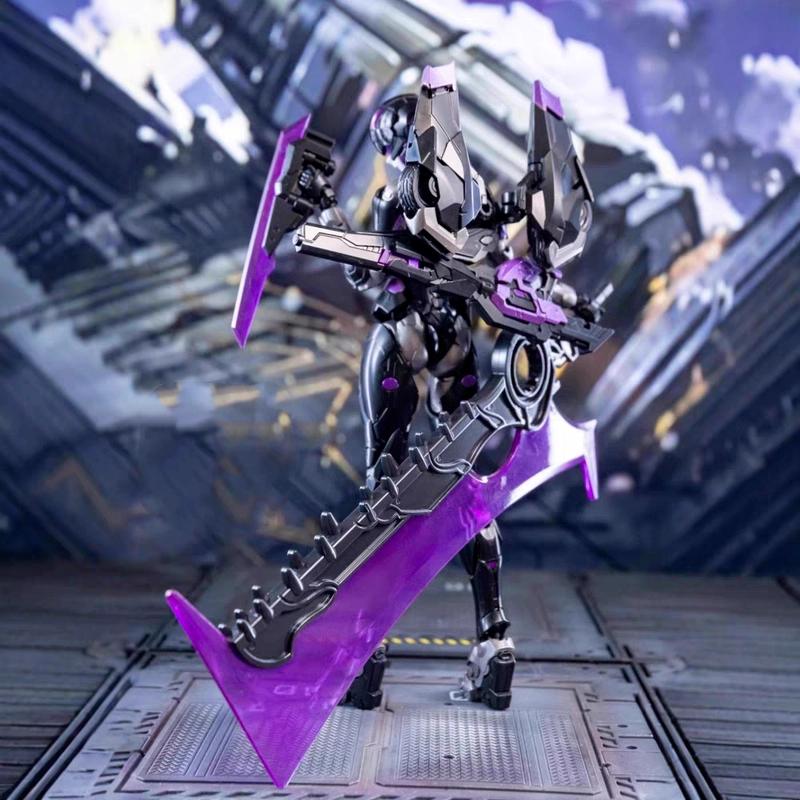 Meili Infinity M66337 Arcee Inspiriert von Riobot 17cm ABS Transformation Montage Modellbausatz Actionfiguren Roboter Spielzeug Sammler