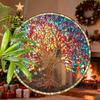 Acrylic Multicolor Tree of Life Suncatcher, Stained Glass Effect Window Hanging Ornament for Nature & Tree Lover Gifts
