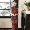 Republic of China Style New Chinese Sleeveless Suzhou Long Cheongsam Improved Young 1011 New Women's High Sense Summer