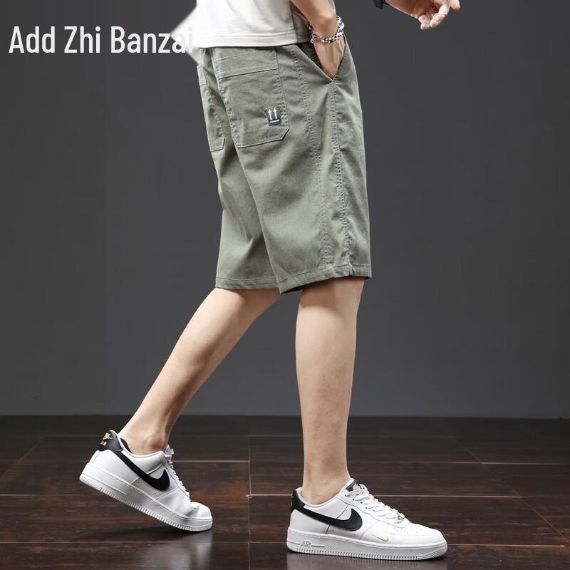 Zengzhi Men s Summer Casual Straight Cargo Shorts