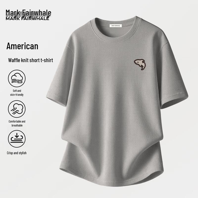 Mark Fairwhale Men's Waffle Knit Short Sleeve T-Shirt