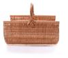 Wicker Basket For Fireplace Wood, Firewood Stand, Small Fireplace Basket, Without Trim/Insert