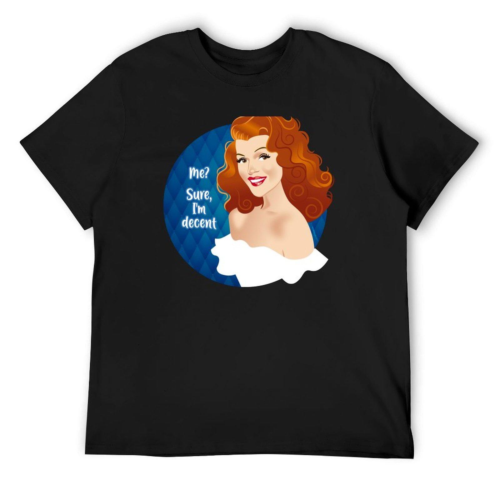 

Decent Gilda T-Shirt vintage anime shirt plus size clothes graphics mens t shirts casual stylish 4XL