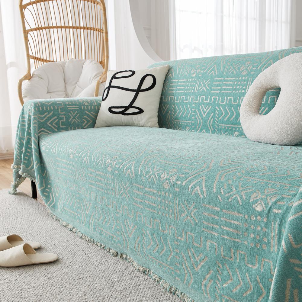 

Нескользящий чехол для дивана из синели, универсальный чехол на четыре сезона, нескользящий коврик, полотенце, одеяло 180X130