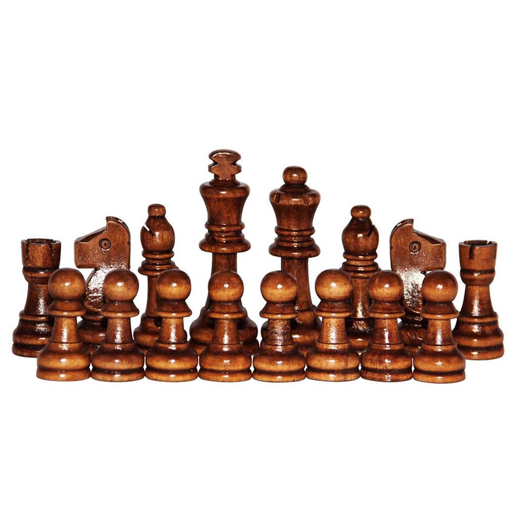 Wood Chess Board Accessories Small Size And Easy To Carry Wooden Chess Pieces Home Chess Schools