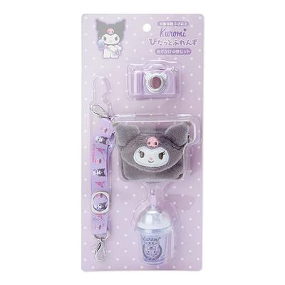 Sanrio Kuromi Pitatto Friends Character Accessory X X 4 511072 Set, 5.5 1.5 Cm,