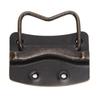 20 Sets Vintage Hardware Wooden Box Handles Antique Camphor Wood Bronze Cabinet Handles Metal Spray-Paint Side Ring Pull