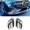 Front Bumper Spoiler Fog Light Air Vent Trim Grille Cover Sticker for Mercedes-Benz GLE-Class W167 C167 GLE450 GLE53 AMG 2023-2024 (Carbon Look),