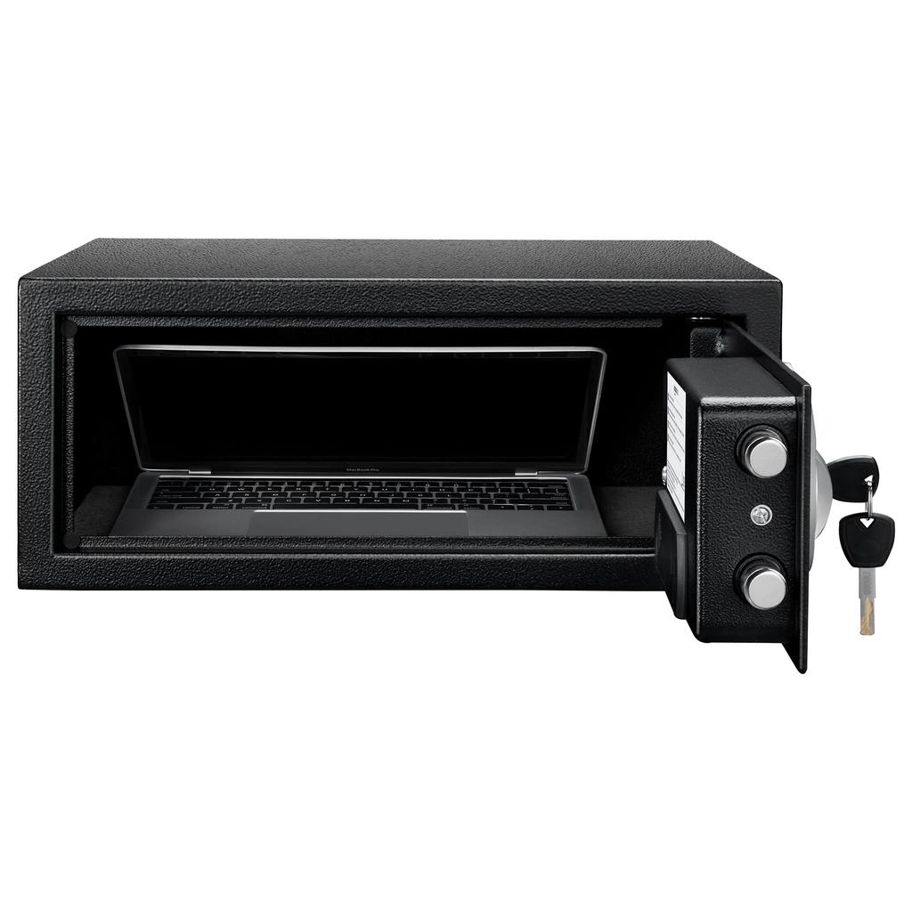 Amazon Basics Electronic Safe for Home and Commercial L W X 37cm D X 18cm Black Use, 19.8 (43cm H), Steel,