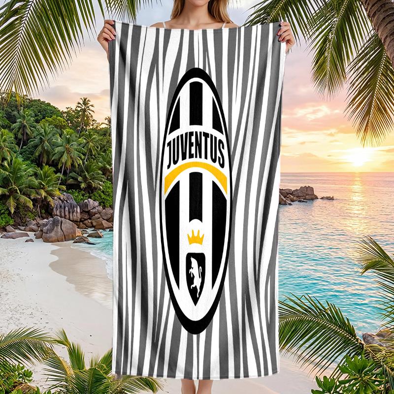 Telo da Spiaggia Juventus FC Morbido Microfibra Asciugatura Rapida Assorbente per Spiaggia Piscina Viaggio
