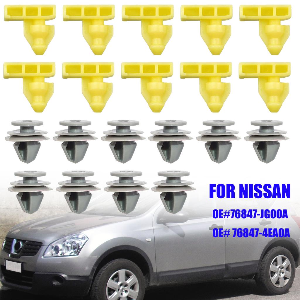 Rear Wheel Arch Flare Trim Moulding Clips Retainer Grommets For Nissan Qashqai J11 Juke Murano Rogue Infiniti QX56 QX80