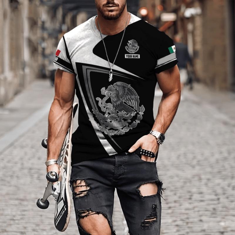 Mexico Skull Graphic Mens T-Shirts For Men 3D Printed Summer Tops Short Sleeve O-nack Fashion Casual Oversized Tee Shirts Unisex